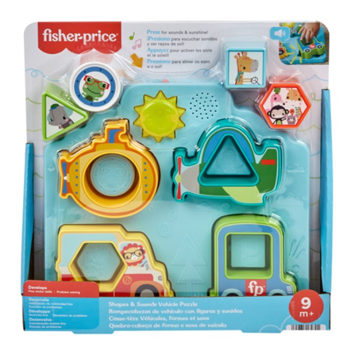 FISHER-PRICE - SHAPES AND SOUNDS ΠΑΖΛ ΟΧΗΜΑΤΩΝ ΜΕ ΣΧΗΜΑΤΑ ΚΑΙ ΉΧΟΥΣ - HRP31 FISHER-PRICE - SHAPES AND SOUNDS ΠΑΖΛ ΟΧΗΜΑΤΩΝ ΜΕ ΣΧΗΜΑΤΑ ΚΑΙ ΉΧΟΥΣ - HRP31