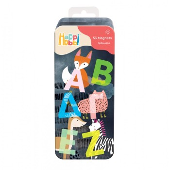 HAPPIHOBBI MAGNET TIN ΓΡΑΜΜΑΤΑ