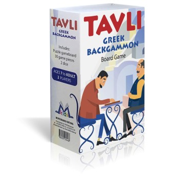 TAVLI - GREEK BACKGAMMON BOARD GAME