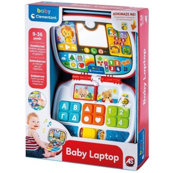 BABY CLEMENTONI: ΒΡΕΦΙΚΟ ΠΑΙΧΝΙΔΙ BABY LAPTOP (ΜΙΛΑΕΙ ΕΛΛΗΝΙΚΑ)