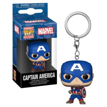 Funko Pocket Pop: Marvel New Classics - Captain America Vinyl Figure Keychain