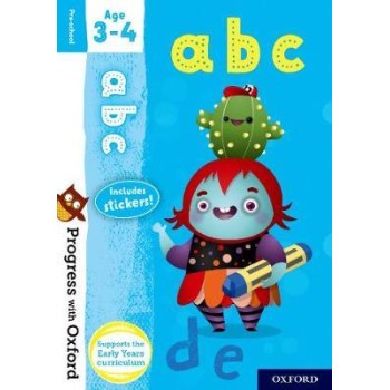 ABC/FIRST WORDS AGE 3-4 BK/STICKER