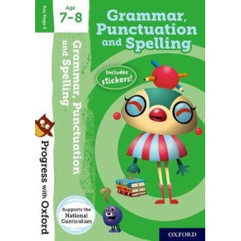 GRAMMAR AND PUNCTUATION AGE 7-8 BOOK/STICKERS/WEBSITE LINK