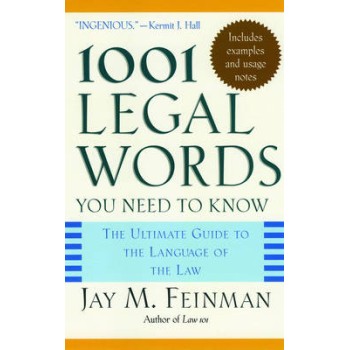 1001 LEGAL WORDS YOU NEED TO KNOW PB