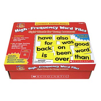 LITERACY MANIPULATIVES HIGH-FREQUENCY WORD TILES SIGHT WORDS FOR YOUNG LEARNERS SUPER SET (K-2) PB BOX SET