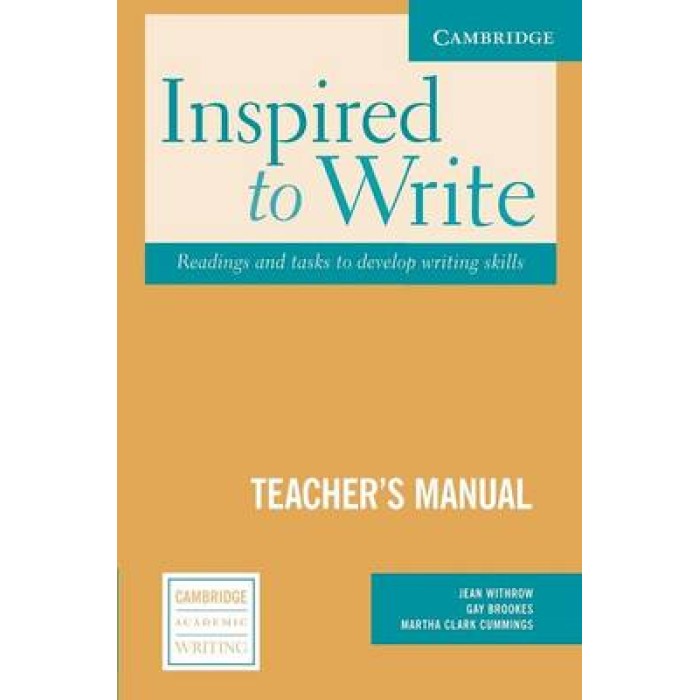 INSPIRED TO WRITE TCHR'S INSPIRED TO WRITE TCHR'S