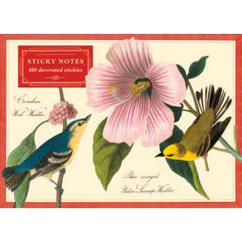 AUDUBON WARBLERS STICKY NOTES