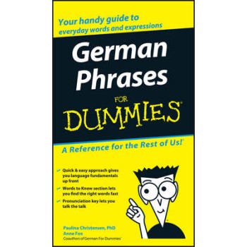 GERMAN PHRASES FOR DUMMIES PB