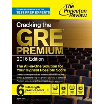CRACKING THE GRE PREMIUM EDITION 2016