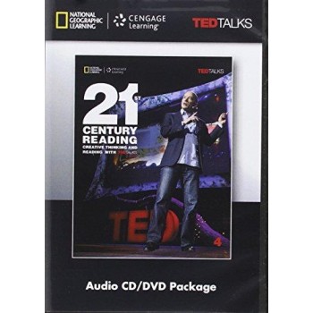 21ST CENTURY READING - TED TALKS 4 AUDIO CD AUDIO CD /DVD PACKAGE