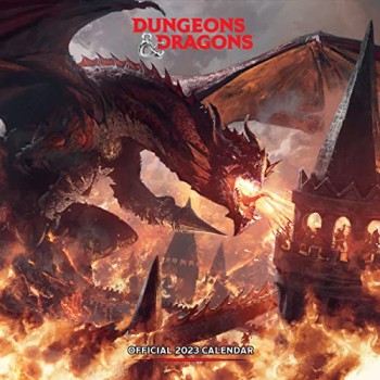 DUNGEONS & DRAGONS SQUARE CALENDAR 2023