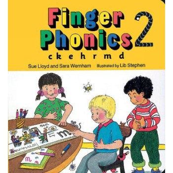 FINGER PHONICS BOOK 2 : IN PRECURSIVE LETTERS (BRITISH ENGLISH EDITION)
