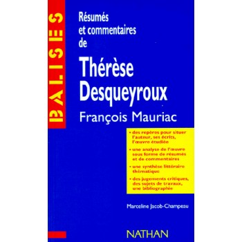 THERESE DESQUEYROUX (MAURIAC) POCHE