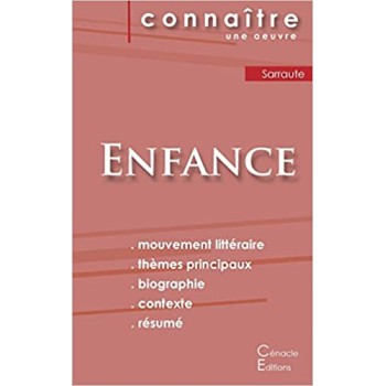 ENFANCE DE NATHALIE SARRAUTE (FICHE DE LECTURE)  POCHE