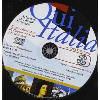 QUI ITALIA - 1 LINGUA E GRAMMATICA CD