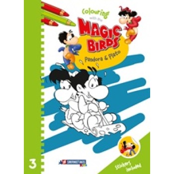 COLOURING WITH THE MAGIC BIRDS: PANDORA AND PLATO