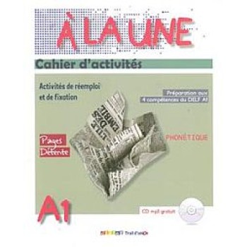 A LA UNE 1 A1 CAHIER