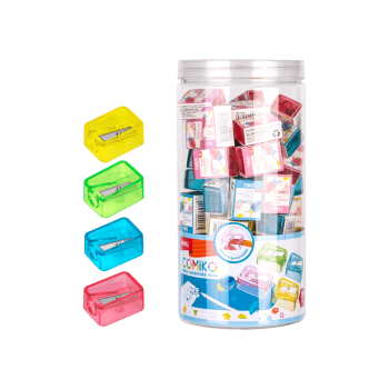DELI  ΞΥΣΤΡΑ ΜΟΝΗ ΠΛΑΣΤΙΚΗ 8mm COMIKO ΑΣΣΟΡΤΙ ΒΙΤΡΙΝΑ 70Τ (Το προιόν πωλείται σε μεμονωμένα τεμάχια του ενός)