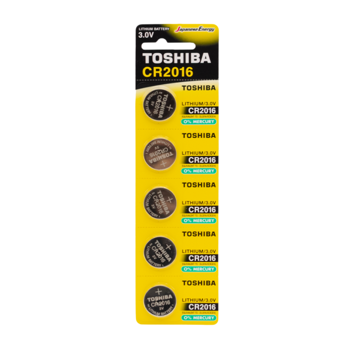 TOSHIBA ΜΠΑΤΑΡΙΕΣ COINS ΛΙΘΙΟΥ CR-2016 5 Τ. TOSHIBA ΜΠΑΤΑΡΙΕΣ COINS ΛΙΘΙΟΥ CR-2016 5 Τ.