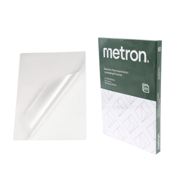 METRON ΔΙΦΥΛΛΟ ΠΛΑΣΤΙΚΟΠΟΙΗΣΗΣ 216x303 Α4 100 micron 100 ΤΕΜΑΧΙΑ (Το προιόν πωλείται σε μεμονωμένα τεμάχια του ενός)