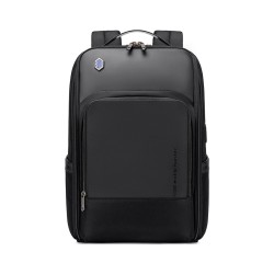 Arctic Hunter τσάντα πλάτης B00403-BK με θήκη laptop 15.6", USB, μαύρη - B00403-BK