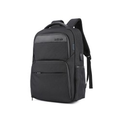 Arctic Hunter τσάντα πλάτης B00113C-BK με θήκη laptop 15.6", USB, μαύρη - B00113C-BK