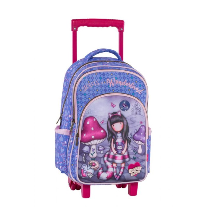 ΣΧΟΛΙΚΗ ΤΣΑΝΤΑ TROLLEY SANTORO GORJUSS - CHESHIRE CAT (LILA) 237252 (2023) ΣΧΟΛΙΚΗ ΤΣΑΝΤΑ TROLLEY SANTORO GORJUSS - CHESHIRE CAT (LILA) 237252 (2023)
