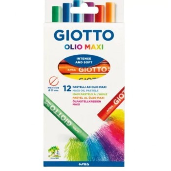 GIOTTO OLIO MAXI ΛΑΔΟΠΑΣΤΕΛ (12 ΤΕΜ)