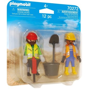 ΕΡΓΑΤΕΣ ΟΙΚΟΔΟΜΩΝ PLAYMOBIL DUO PACK 70272