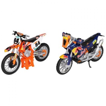 BURAGO KTM REDBULL MOTOCROSS 1/18