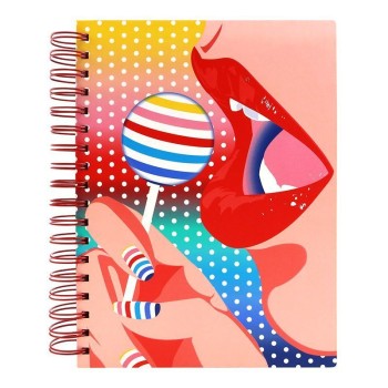 ΤΕΤΡΑΔΙΟ ΣΠΙΡΑΛ LOLLIPOP FIRST CLASS LOUNGE 24Χ18cm
