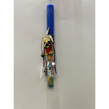 ΛΑΜΠΑΔΑ ΜΠΛΕ ΜΕ ASTERIX ΞΥΛΙΝΟ