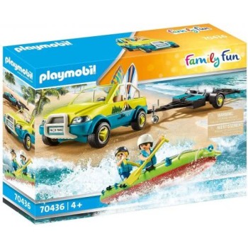 PLAYMOBIL ΑΥΤΟΚΙΝΗΤΟ ΜΕ ΑΝΟΙΧΤΗ ΟΡΟΦΗ ΚΑΙ ΚΑΝΟ