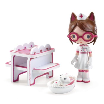 DJECO TINYLY  ΤΟ ΙΑΤΡΕΙΟ ΖΩΩΝ ΤΗΣ MILOU (ΠΕΡΙΛΑΜΒΑΝΕΙ ΤΙΣ ΦΙΓΟΥΡΕΣ)
