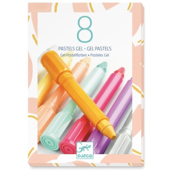DJECO GEL PASTELS ΣΕ 8 ΧΡΩΜΑΤΑ