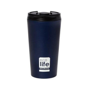 BLUE BLACK (MATTE) THERMOS COFFEE 370 ML