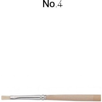 Groovy Πινέλο Ζωγραφικής Πλακέ 19εκ. No4