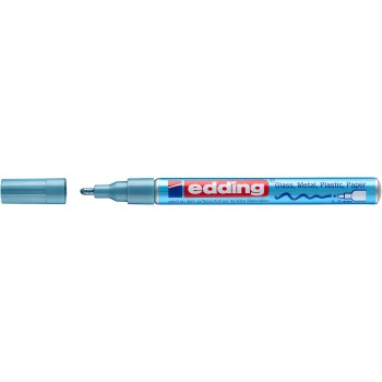 EDDING 751 μαρκαδόρος gloss paint γαλαζιο μεταλλικό 1-2mm