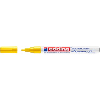 EDDING 751 μαρκαδόρος gloss paint κιτρινο 1-2mm