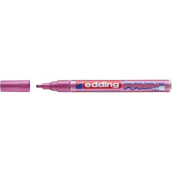 EDDING 751 μαρκαδόρος gloss paint ροζ μεταλλικό 1-2mm