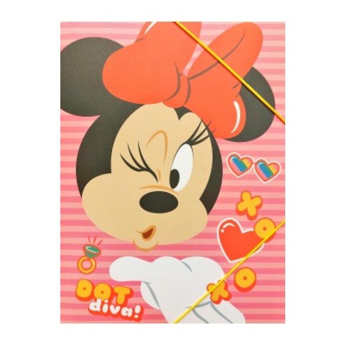 GIM ΝΤΟΣΙΕ ΠΛΑΣΤΙΚΟ ΜΕ ΛΑΣΤΙΧΟ Α4 MINNIE GIM ΝΤΟΣΙΕ ΠΛΑΣΤΙΚΟ ΜΕ ΛΑΣΤΙΧΟ Α4 MINNIE