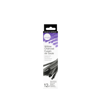 DALER ROWNEY ΚΑΡΒΟΥΝΟ ΨΙΧΑ ΔΙΑΦΟΡΑ ΜΕΓΕΘΗ SIMPLY 12 ΤΕΜΑΧΙΑ