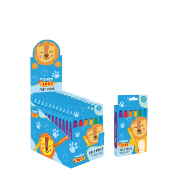 JOVI ΒΙΤΡΙΝΑ ΓΕΜΑΤΗ ΜΑΡΚΑΔΟΡΟΣ WASHABLE ΧΑΡΤΙΝΟ BLISTER 6 ΧΡΩΜΑΤΑ MY FIRST 12 ΤΕ? (Το προιόν πωλείται σε μεμονωμένα τεμάχια του
