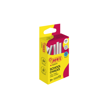JOVI ΚΙΜΩΛΙΑ WASHABLE ΧΑΡΤΙΝΟ BLISTER 10 ΤΕΜΑΧΙΩΝ 9x80mm 3+ SCHOOL ΛΕΥΚΗ 10 ΤΕΜΑΧΙΑ (Το προιόν πωλείται σε μεμονωμένα τεμάχια το