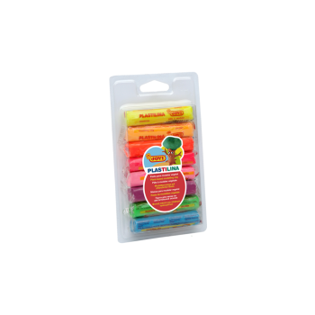 JOVI ΠΛΑΣΤΕΛΙΝΗ 2+ 8 ΧΡΩΜΑΤΑ 15gr NEON 8 ΤΕΜΑΧΙΑ