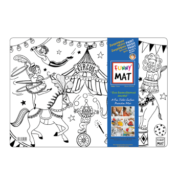 AKADEMI ΣΟΥΠΛΑ ΕΠΙΦΑΝΕΙΑ ΖΩΓΡΑΦΙΚΗΣ 48x33.5cm FUNNY MAT ΤΣΙΡΚΟ