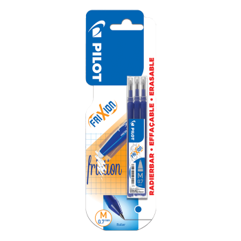 PILOT ΑΝΤΑΛΛΑΚΤΙΚΟ FRIXION BALL 0.7mm ΜΠΛΕ 3Τ. BLISTER