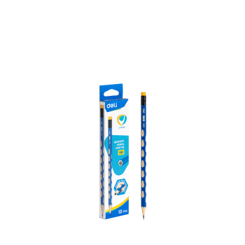 DELI ΜΟΛΥΒΙ ΕΞΑΓΩΝΙΚΟ ΜΕ ΓΟΜΑ HB BLISTER U-TOUCH ΜΠΛΕ 12 ΤΕΜΑΧΙΑ (Το προιόν πωλείται σε μεμονωμένα τεμάχια του ενός)