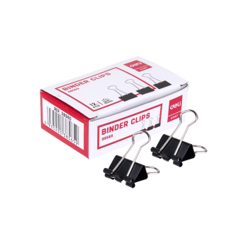 DELI ΠΙΑΣΤΡΑ DOUBLE 19mm Νο5 EFFORTLESS ΜΑΥΡΗ 12 ΤΕΜΑΧΙΑ (Το προιόν πωλείται σε μεμονωμένα τεμάχια του ενός)