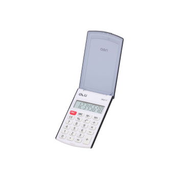 DELI ΑΡΙΘΜΟΜΗΧΑΝΗ 8 ΨΗΦΙΩΝ 10.15x6.05x1.1cm EASY-PROTECT ΜΑΥΡΗ